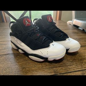 Air Jordan 6 Rings Red, White, Black